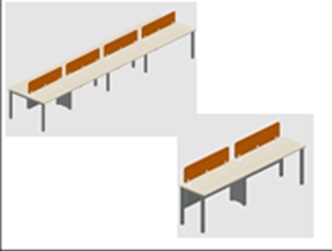 DESKING SHARING & NON-SHARING WORKSTATION