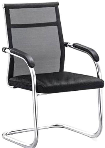 1010 - VC Black – Visitor Chair