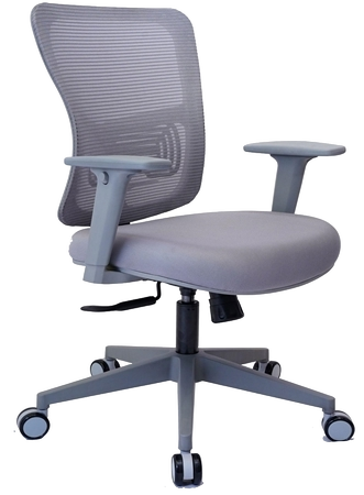 Vento MB Grey Chair – Mid Back Ergonomic Chair