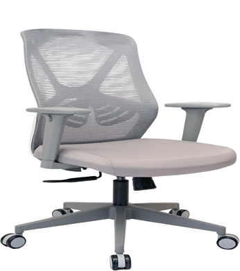 Yaris MB Grey Chair – Mid Back Ergonomic Chair