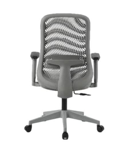 Zoom MB Grey Chair – Mid Back Ergonomic Chair